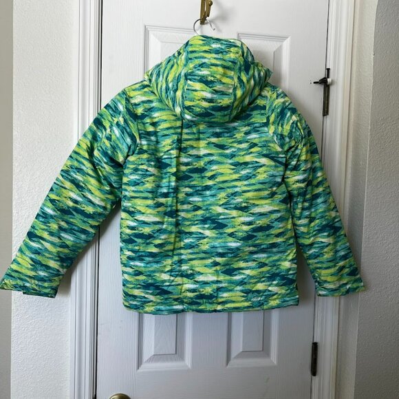 Columbia Girls Puffer Kids Hooded Jacket - Size M - 10/12 - Picture 2 of 6